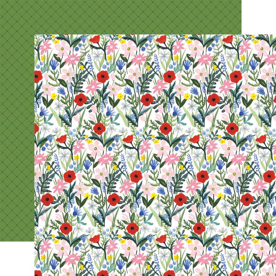Flora No. 4 Double-Sided Cardstock 12"X12" Bold Stems