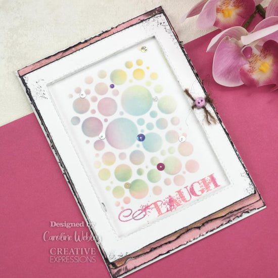 Creative Expressions Mini Stencil 4"X3" Bubbles