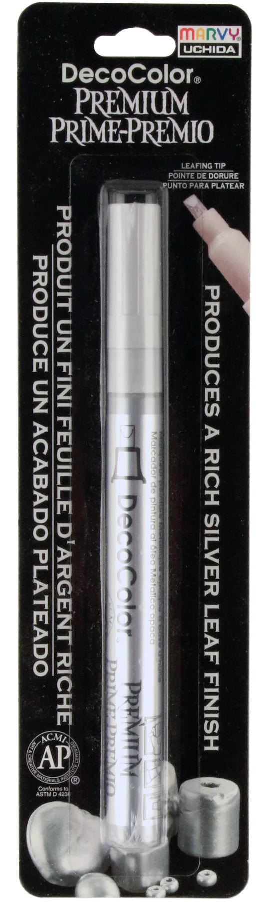 DecoColor Premium Leafing Tip Silver
