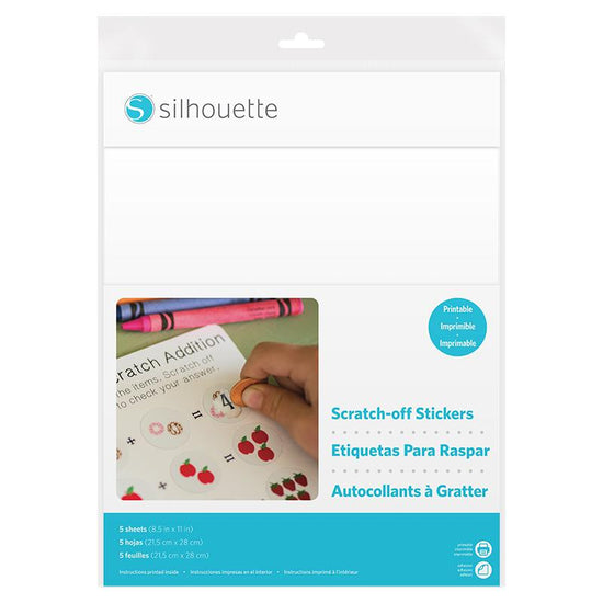 SCRATCH-OFF STICKER - PRINTABLE