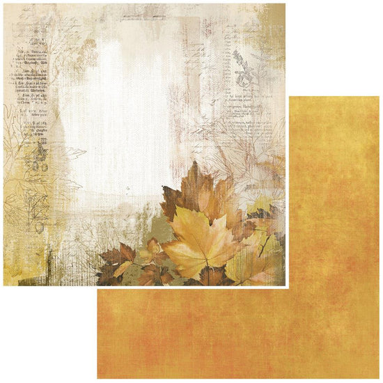 Vintage Artistry In The Leaves Dbl-Sided Cardstock 12"X12" Autumnal