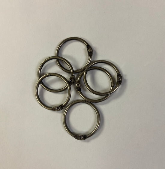 Rings (argollas) 1” 6pcs