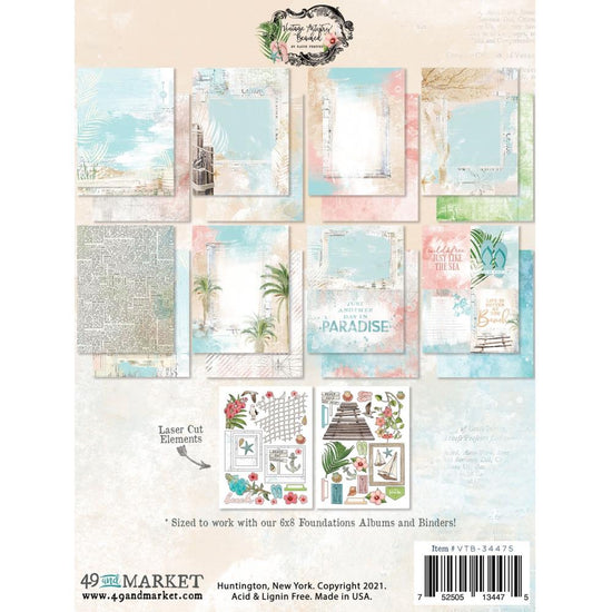49 And Market Collection Pack 6"X8" Vintage Artistry Beached