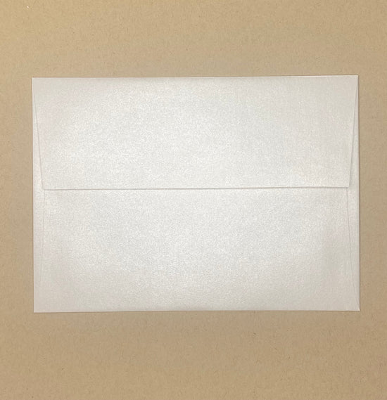 Envelopes A7 5.25”x7.25” Pearlized White