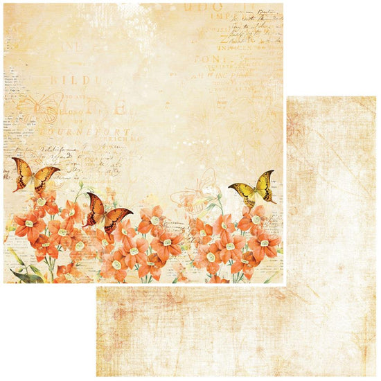 Vintage Artistry In Mango Double-Sided Cardstock 12"X12" Orange Blossom
