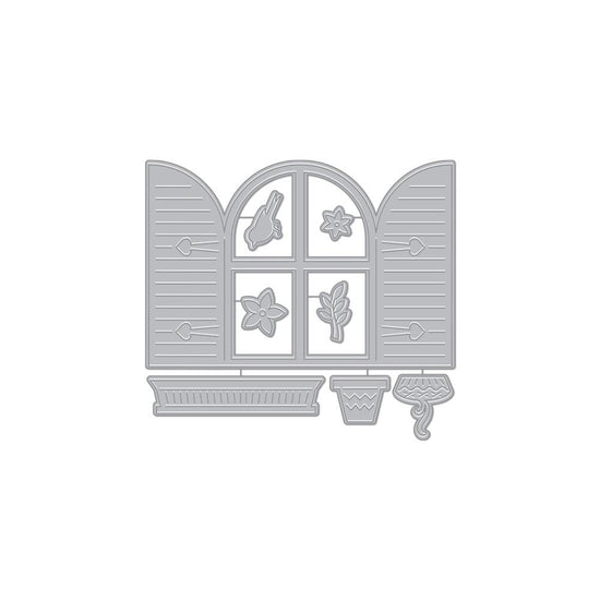 Hero Arts Fancy Dies Open Windows
