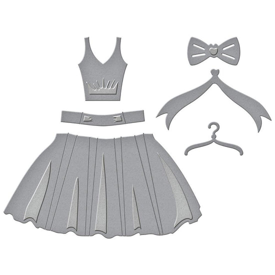 Spellbinders Etched Dies Paper Couture Dress