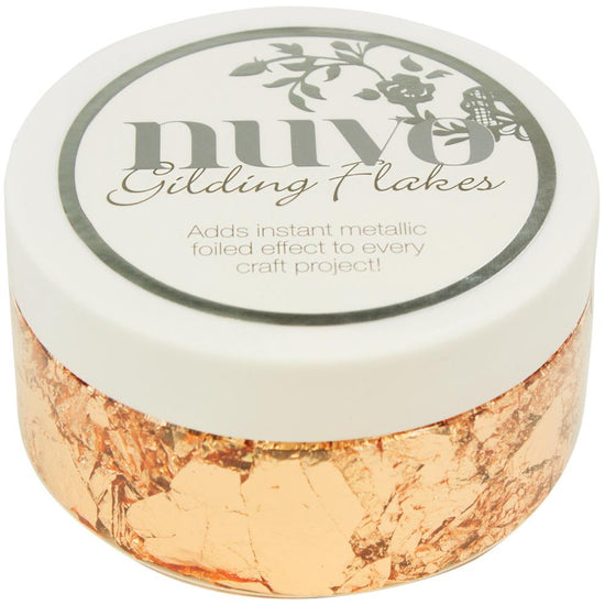 Nuvo Gilding Flakes 6.8oz Sunkissed Copper
