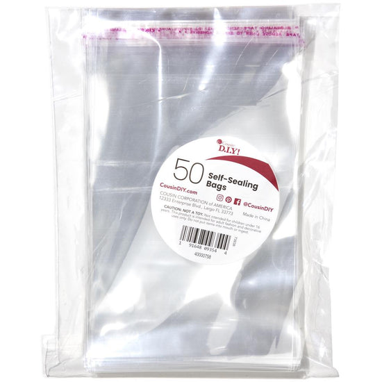 Self-Sealing Bags 50/Pkg 4.125"x6.125"
