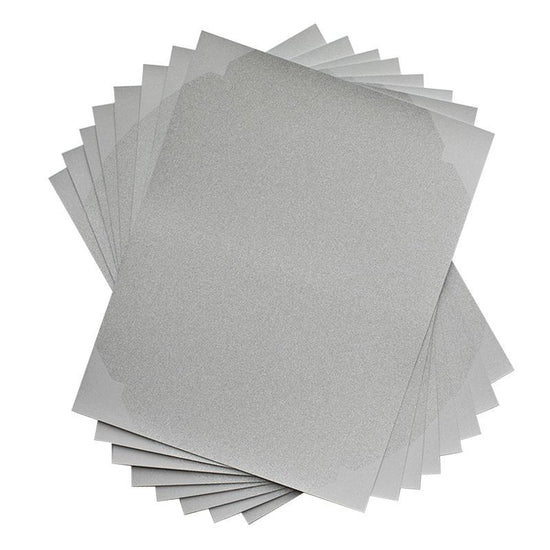 STICKER SHEETS - SILVER GLITTER