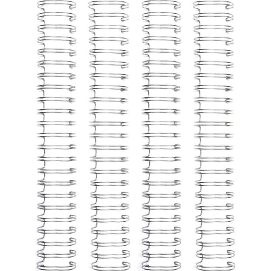 Cinch Wires 1" 4/Pkg Silver
