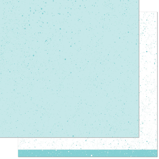 Lawn Fawn Spiffy Speckles Double-Sided Cardstock 12"X12" Seafoam