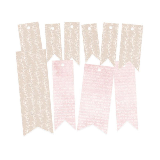 Let Your Creativity Bloom Double-Sided Cardstock Tags 10/Pkg