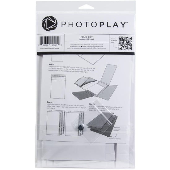 PhotoPlay Folio 4.5"X8.5" White