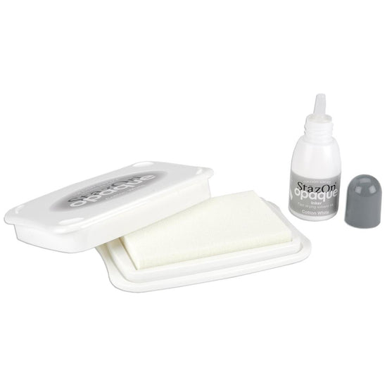 StazOn Opaque Solvent Ink Kit Cotton White