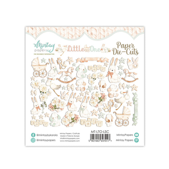 PAPER DIE-CUTS - LITTLE ONE, 60 PCS