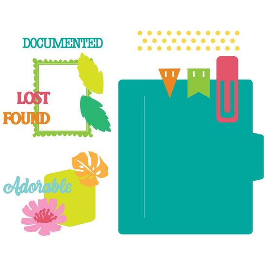 i-crafter Dies Mini Album, Divider