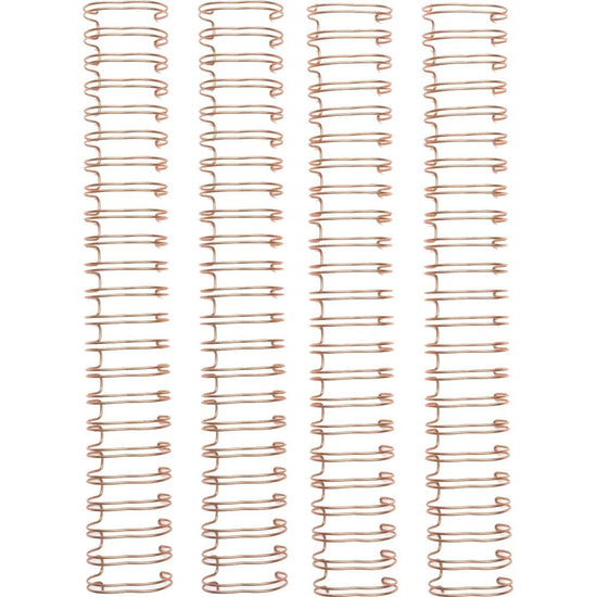 Cinch Wires 1" 4/Pkg Rose Gold