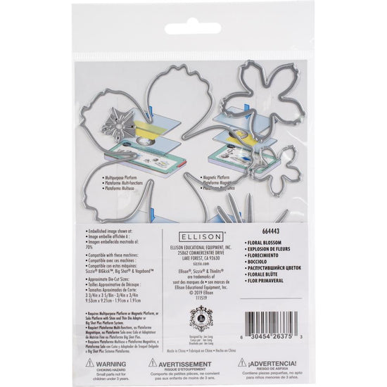 Sizzix Thinlits Die Set 7PK - Floral Blossom Item