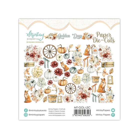 Mintay PAPER DIE-CUTS - GOLDEN DAYS, 55 PCS