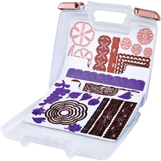 ArtBin Magnetic Die Storage W/3 Sheets 10.25"X3.25"X9.625" Translucent