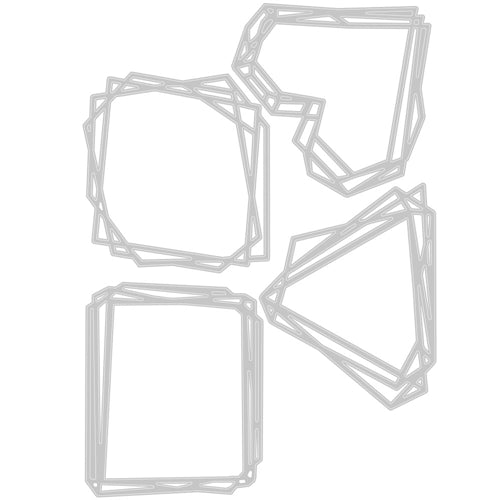 Sizzix Thinlits Die Set 4PK - Geo Frames Item