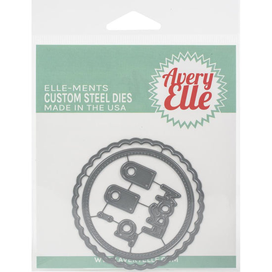 Avery Elle Elle-Ments Dies Holiday Circle Tags