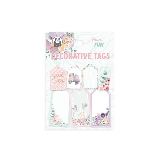 Have Fun Double-Sided Cardstock Tags 7/Pkg 