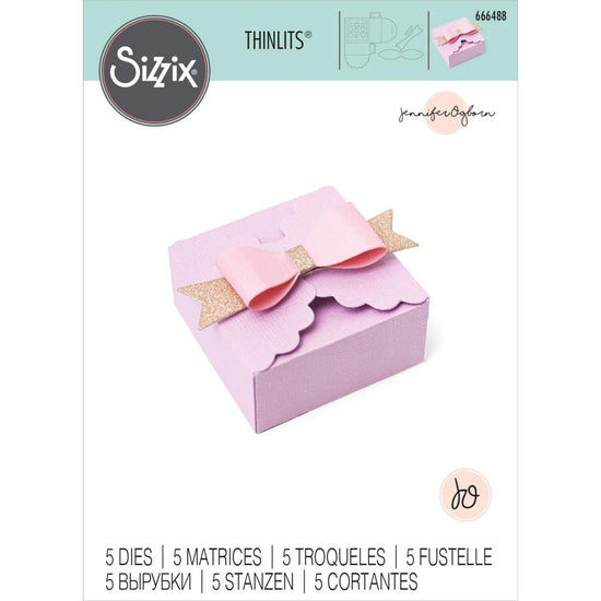 Sizzix Thinlits Dies By Jennifer Ogborn 5/Pkg Treat Box 