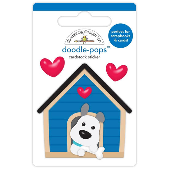 Doodlebug Doodle-Pops 3D Stickers Happy Home