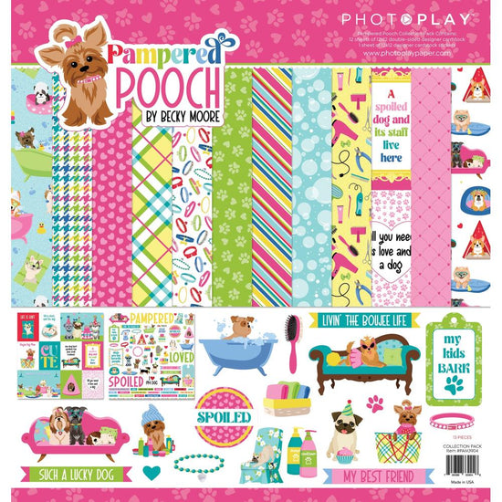 PhotoPlay Collection Pack 12"X12" Pampered Pooch