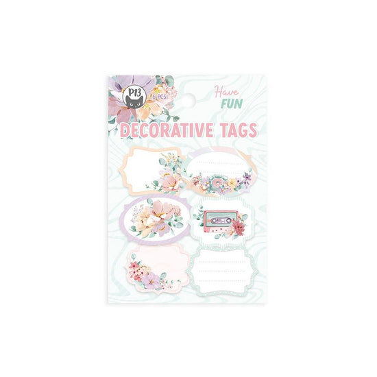 Have Fun Double-Sided Cardstock Tags 6/Pkg 