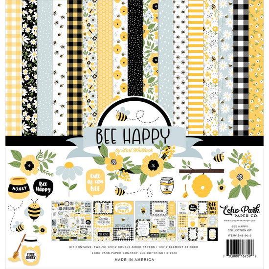Echo Park Collection Kit 12"X12" Be Happy