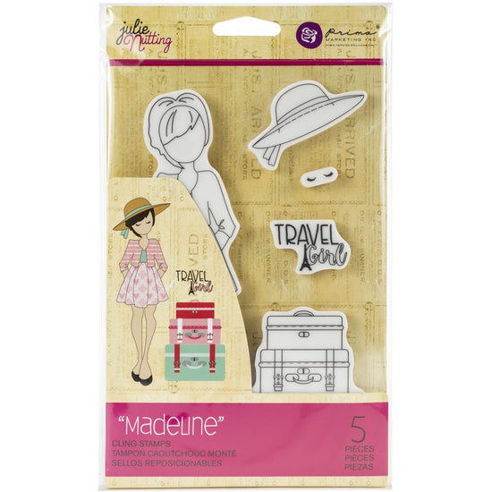 PRIMA MARKETING JULIE NUTTING MIXED MEDIA Madeline CLING RUBBER STAMPS