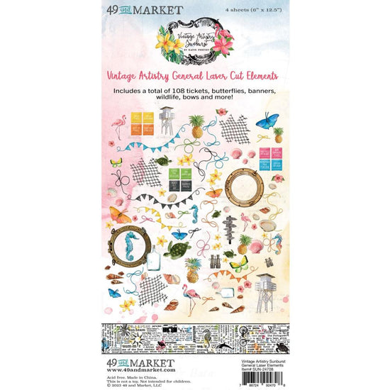 49 And Market Laser Cut Outs Vintage Artistry Sunburst