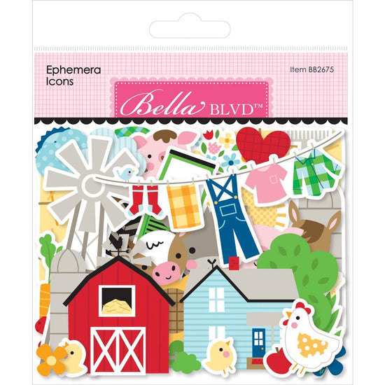 Bella Blvd Cardstock Ephemera Icons EIEIO