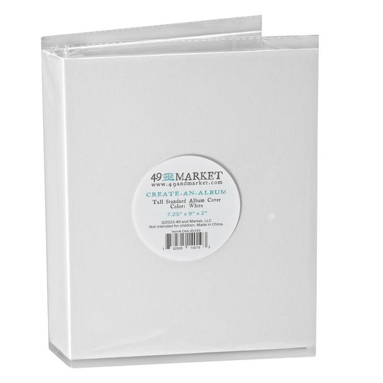 49 And Market Create-An-Album Tall Standard Album Cover White