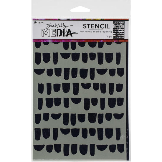 Dina Wakley Media Stencils 9"X6" Bumps