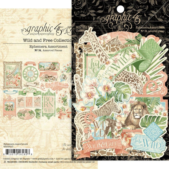 Wild & Free Cardstock Die-Cut Assortment