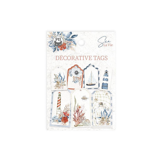 Sea La Vie Double-Sided Cardstock Tags 7/Pkg Set 03