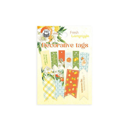 Fresh Lemonade Double-Sided Cardstock Tags 10/Pkg 