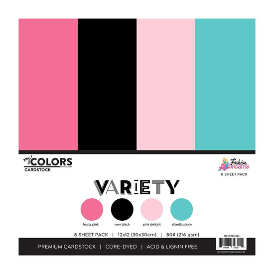 PhotoPlay Cardstock Variety Pack 8/Pkg Fashion Dreams