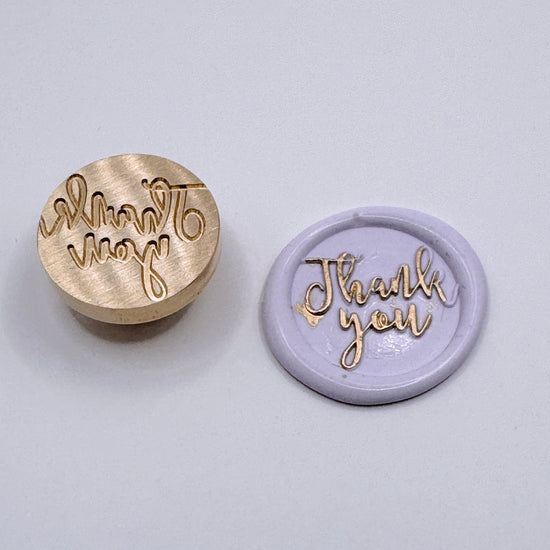 Wax Seal Stamp Thank you (Head Only)