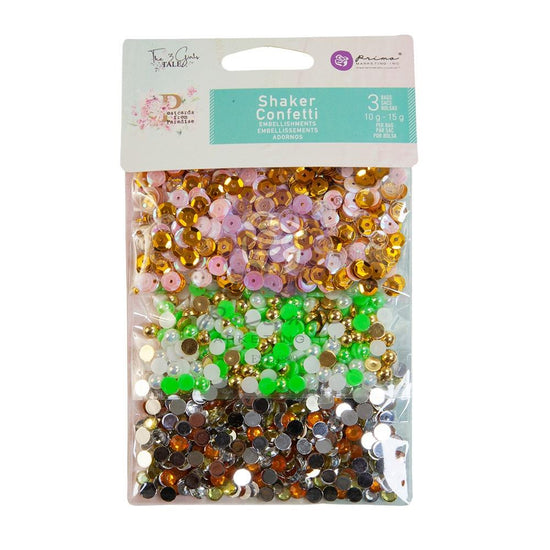 Prima Marketing Shaker Confetti 10-15g 3/Pkg Postcards from Paradise