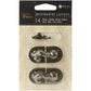 Prima Marketing Memory Hardware Embellishments Montmartre Metal Latch W/Brads 2" 2/Pkg