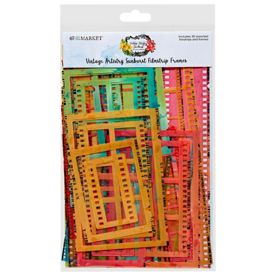 49 And Market Filmstrip Frames Vintage Artistry Sunburst