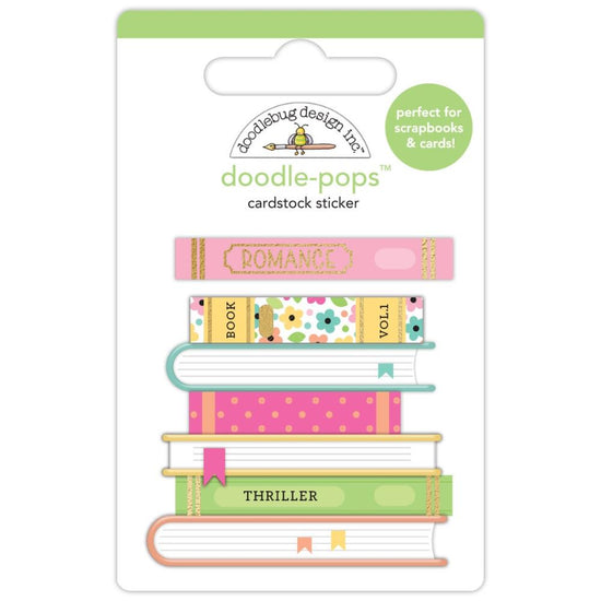 Doodlebug Doodle-Pops 3D Stickers Book Club, Hello Again