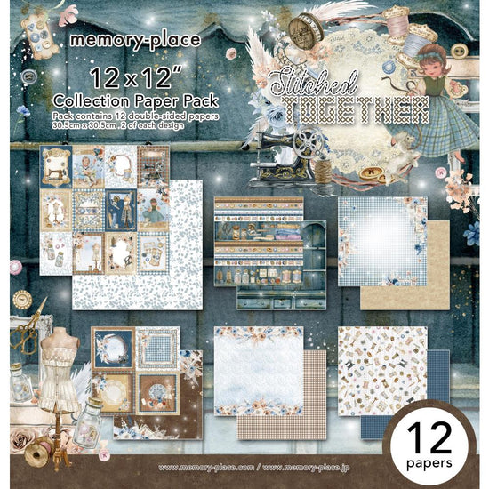 Memory Place Collection Pack 12"X12" Stitched Together