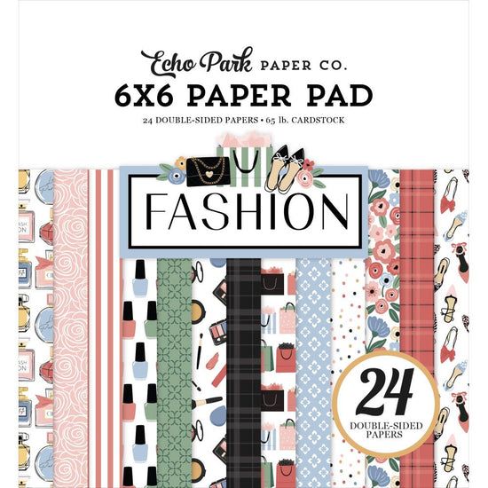 Echo Park Double-Sided Paper Pad 6"X6" Fashion