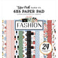 Echo Park Double-Sided Paper Pad 6"X6" Fashion